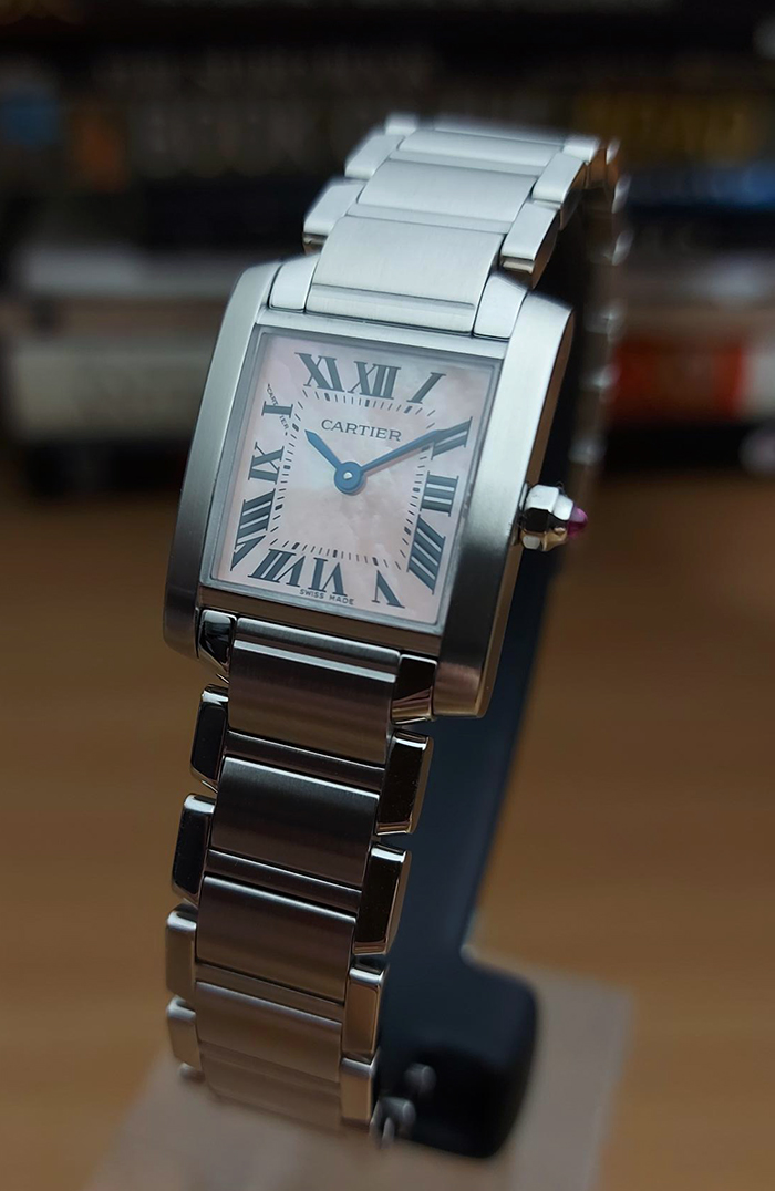 Cartier tank mother sales of pearl